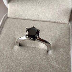 1 CT. Black Diamond Sterling Silver 925 ring